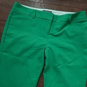 Express vibrant Green columnist Trousers sz 2L
